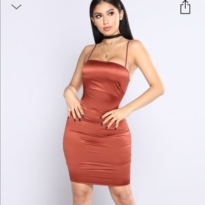 Fashion Nova Satin Dress